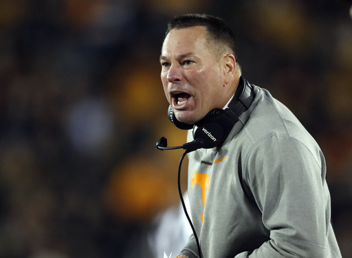 Butch Jones out as Tennessee's football coach