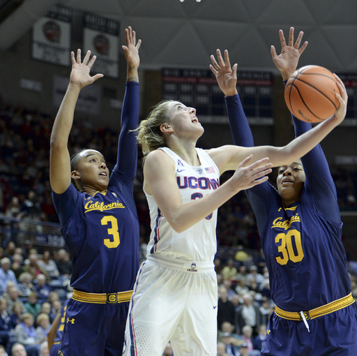 Top-ranked UConn routs No. 20 California 82-47 (Nov 17, 2017)