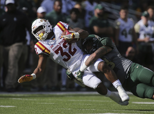 Iowa State ends 2-game skid with 23-13 victory at Baylor (Nov 18, 2017)