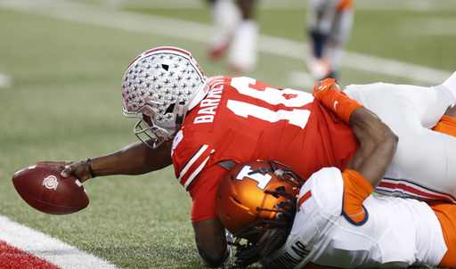 No. 8 Ohio State routs Illinois, looks ahead to Michigan (Nov 18, 2017)