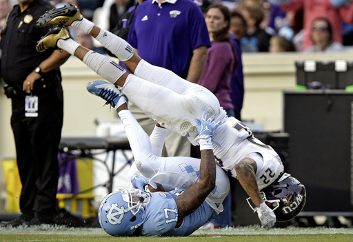 North Carolina beats Western Carolina 65-10 (Nov 18, 2017)