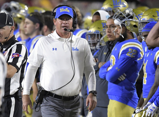 UCLA fires football coach Jim Mora late in 6th season