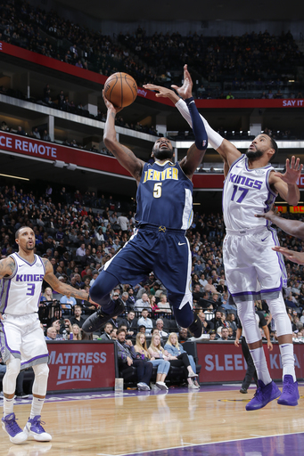 Nuggets beat Kings 114-98 without coach and 2 starters (Nov 20, 2017)