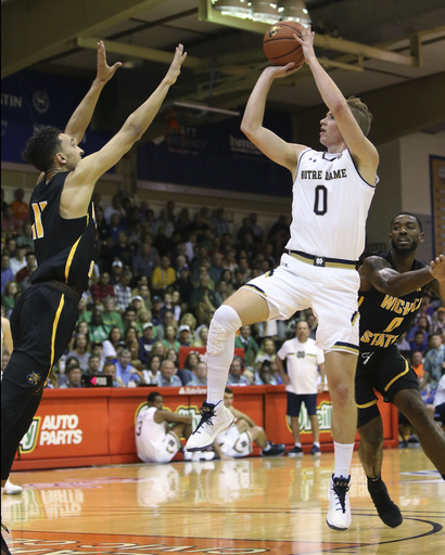 No. 13 Notre Dame rallies to beat No. 6 Wichita State 67-66 (Nov 22, 2017)