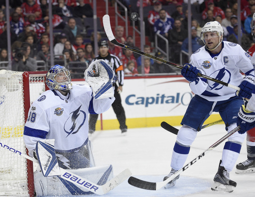 Capitals end Lightning 6-game road run with 3-1 victory (Nov 24, 2017)