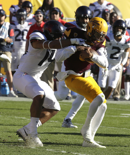 Arizona State rallies for 42-30 win over rival Arizona (Nov 25, 2017)