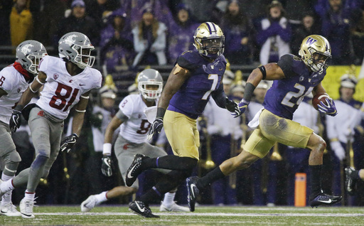 Purple Haze: Washington routs Washington State 41-14 (Nov 25, 2017)