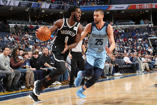 Carroll's 24 points lead Nets over struggling Grizzlies (Nov 26, 2017)