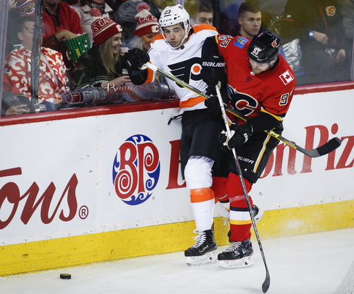Elliott, Flyers snap 10-game skid with 5-2 win over Flames