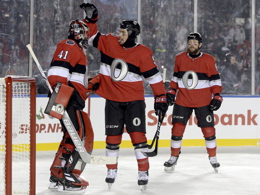 Anderson, Senators beat Canadiens 3-0 in NHL 100 Classic (Dec 16, 2017)