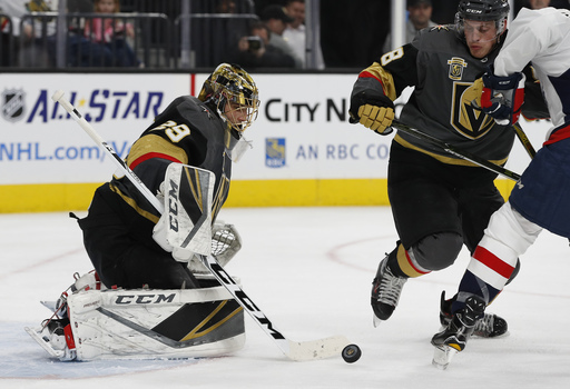 Fleury has first shutout, leads Vegas past Capitals 3-0 (Dec 23, 2017)