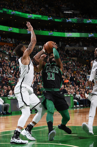 Irving scores 28 for Celtics in 108-105 win over Nets (Dec 31, 2017)