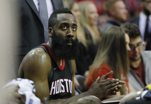 Houston's Harden out at least 2 weeks with hamstring injury