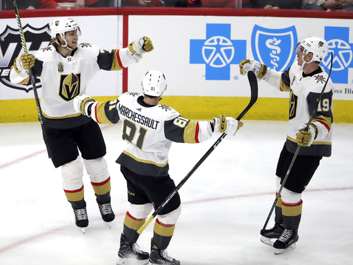 Golden Knights edge Blackhawks 5-4 for 9th win in 10 games