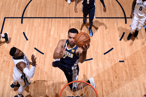 Barton scores 17 points in Nuggets' 87-78 win over Grizzlies (Jan 12, 2018)