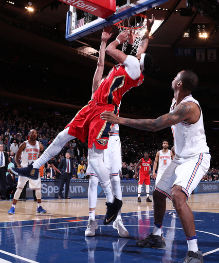 Davis (48 points, 17 rebounds), Pelicans beat Knicks in OT (Jan 14, 2018)