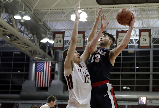 Norvell helps No. 13 Gonzaga bounce back to beat Santa Clara (Jan 20, 2018)