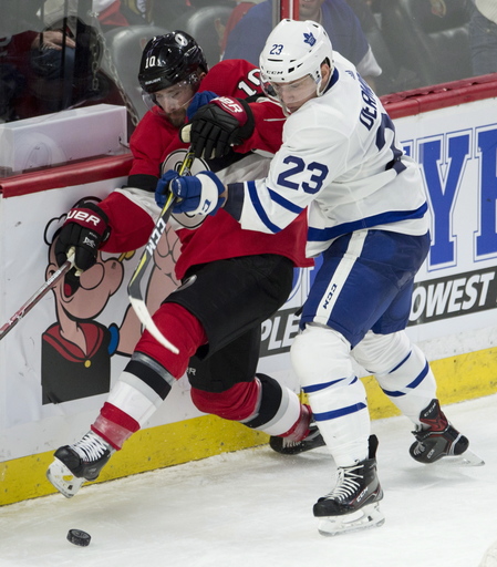 Carrick caps comeback in 3rd, Maple Leafs beat Senators 4-3 (Jan 20, 2018)