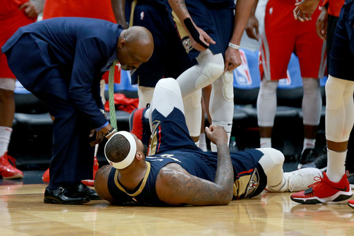 Injury ends Cousins' season in Pelicans' win over Rockets (Jan 26, 2018)