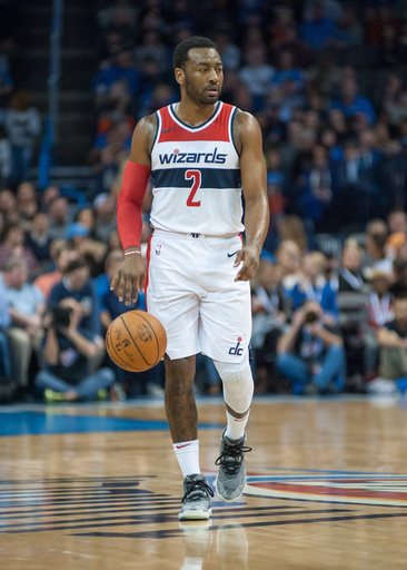 Wizards PG Wall practices again but not sure when he’ll play