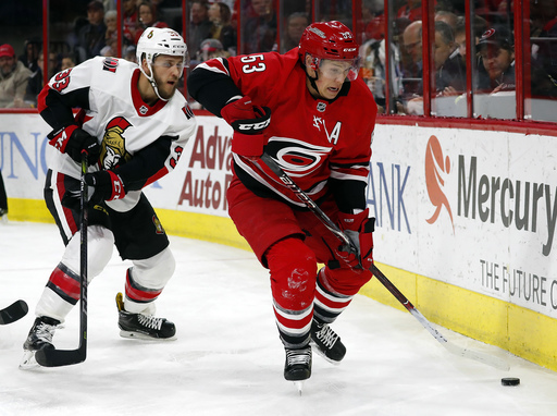 Aho, Hurricanes beat Senators 2-1 (Jan 30, 2018)