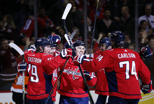 Capitals rally past Flyers 5-3