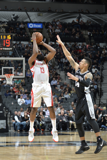 James Harden leads Rockets past Spurs 102-91 (Feb 01, 2018)