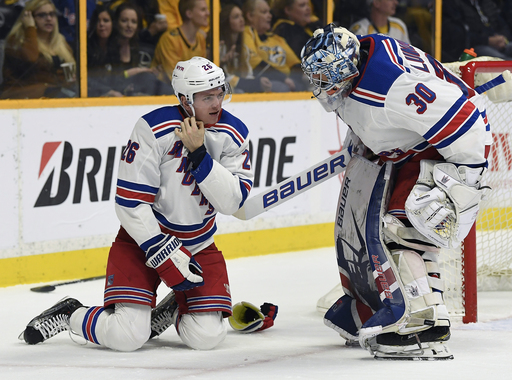 NHL suspends Predators' Forsberg 3 games for hit on Vesey