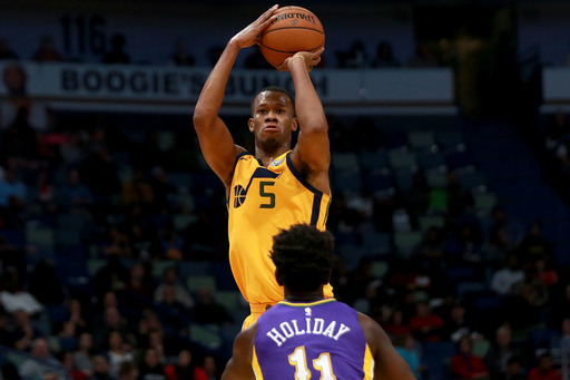 Hood scores 30, Jazz win 6th straight, 133-109 over Pelicans