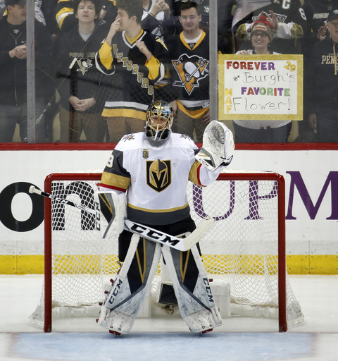 Penguins ruin Fleury’s homecoming with 5-4 win over Vegas