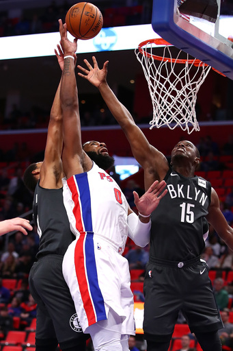 Drummond, Griffin leads Pistons over Nets 115-106