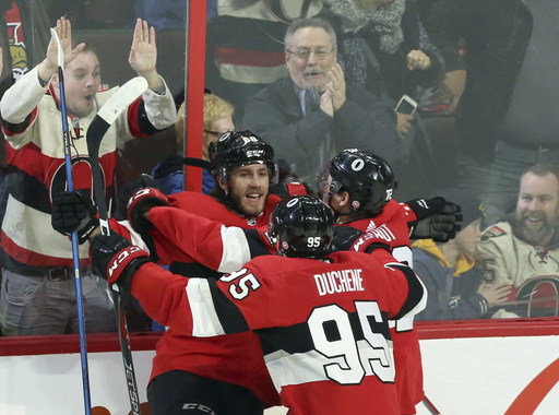 Hoffman scores in OT as Senators beat Predators 4-3