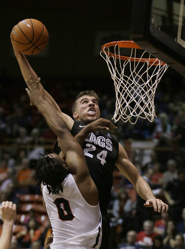 Tillie helps No. 12 Gonzaga hold off Pacific, 71-61