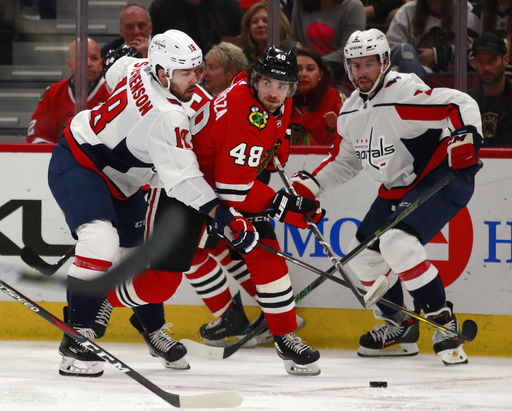 Blackhawks rout Caps 7-1 to end 8-game losing streak