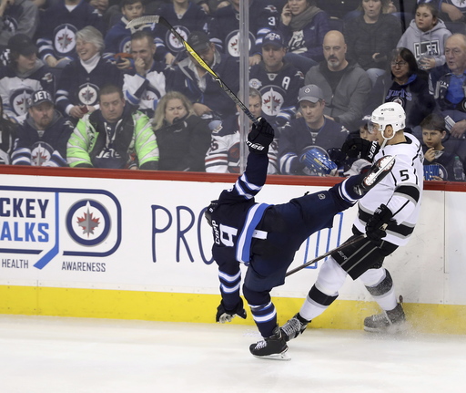 Phaneuf scores again for Kings in 4-3 win over Jets