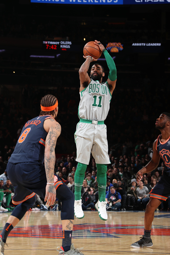 Irving scores 31, leads Celtics to 121-112 win in New York (Feb 24, 2018)