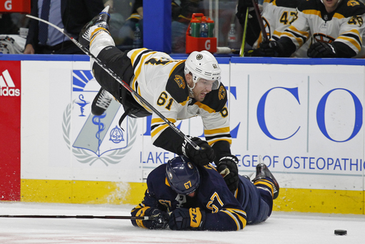 Sabres beat Bruins 4-1 in Rick Nash's debut for Boston (Feb 25, 2018)