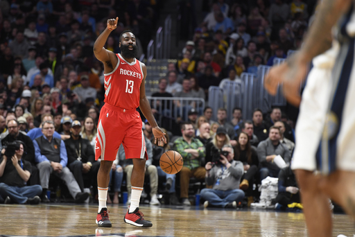 Rockets beat Nuggets 119-114 for 12th straight win. (Feb 25, 2018)