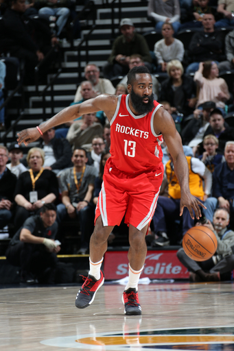 Harden Scores 24 as Rockets Beat Jazz for 13th Straight