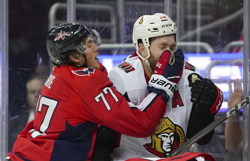 Kuznetsov scores twice, Capitals beat Senators 3-2