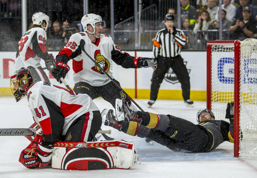 Burrows scores in 3rd, Senators hold off Golden Knights