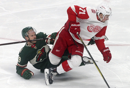 Wild snap skid with 4-1 win over Red Wings