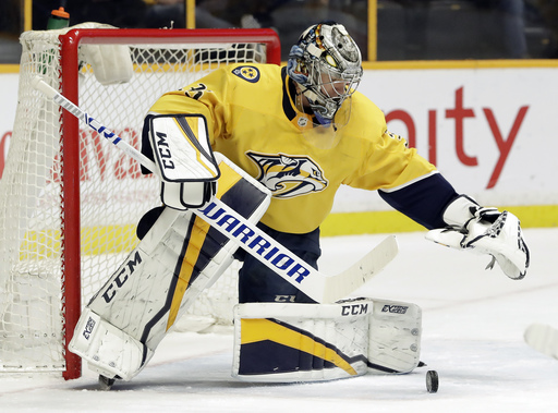Rinne gets shutout, Preds win franchise-best 9th straight