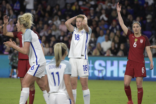 US claims SheBelieves Cup with 1-0 win over England