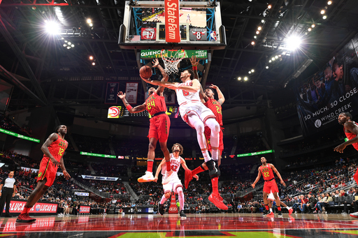 LaVine, Portis lead Bulls past short-handed Hawks, 129-122