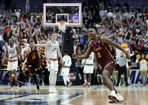 Buzzer-beater lifts Loyola-Chicago over Miami in NCAA return