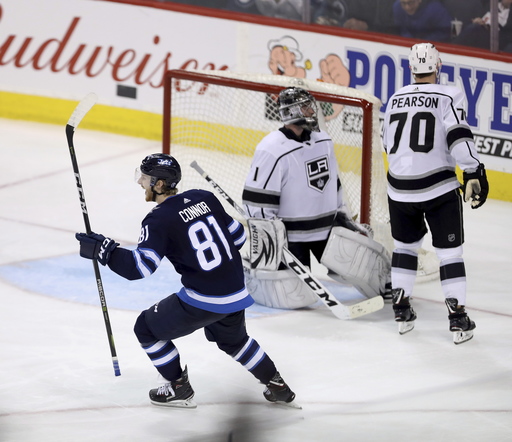 Connor lifts Jets in OT; Laine leaves with lower-body injury (Mar 21, 2018)