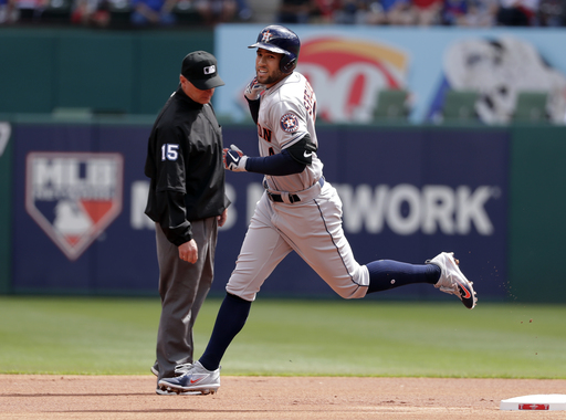 Springer, World Series champ Astros top Texas 4-0 in opener