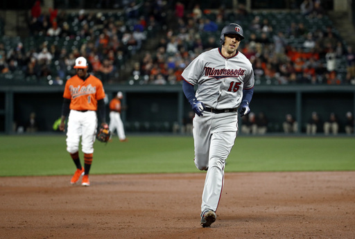 Gibson throws 6 no-hit innings as Twins beat Orioles 6-2