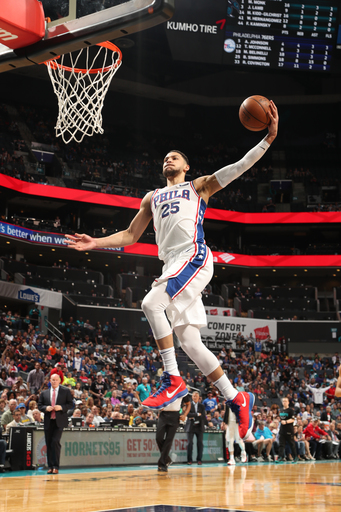 Simmons’ 20 points, 15 assists, Sixers beat Hornets 119-102